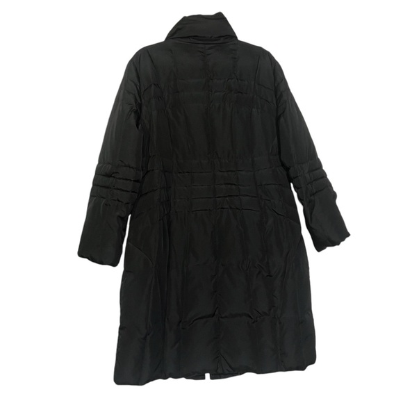 Calvin Klein Full Length Winter Parka Jacket Black Down Filled Size XL - Picture 2 of 14